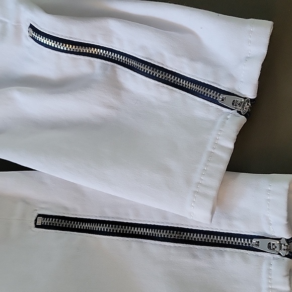 NWT White House Black Market Skimmer Jeans Ankle Zip Skinny Denim Preppy Chic 8 - Picture 4 of 9